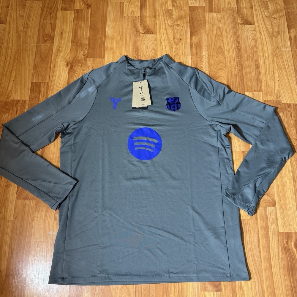 Nike Barcelona X Kobe Dri-FIT Soccer Training Drill Top Slim Fit Size XL RARE!